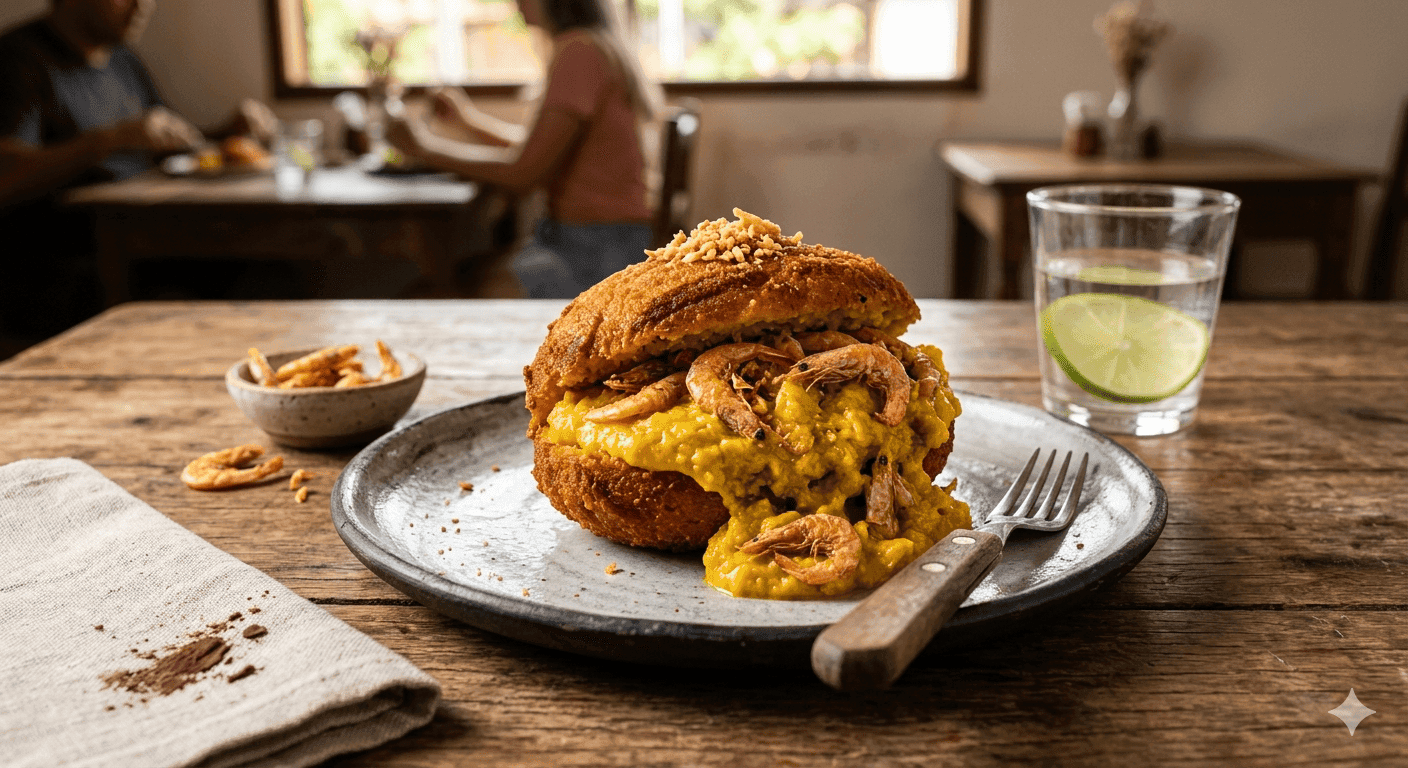 Acarajé com Vatapá