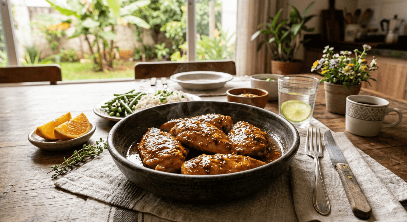 Frango ao Molho de Laranja
