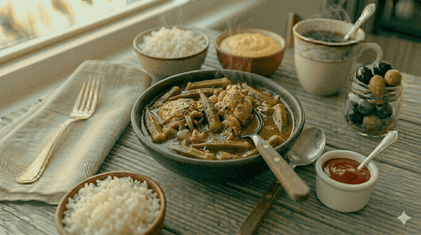 Frango Ensopado com Quiabo