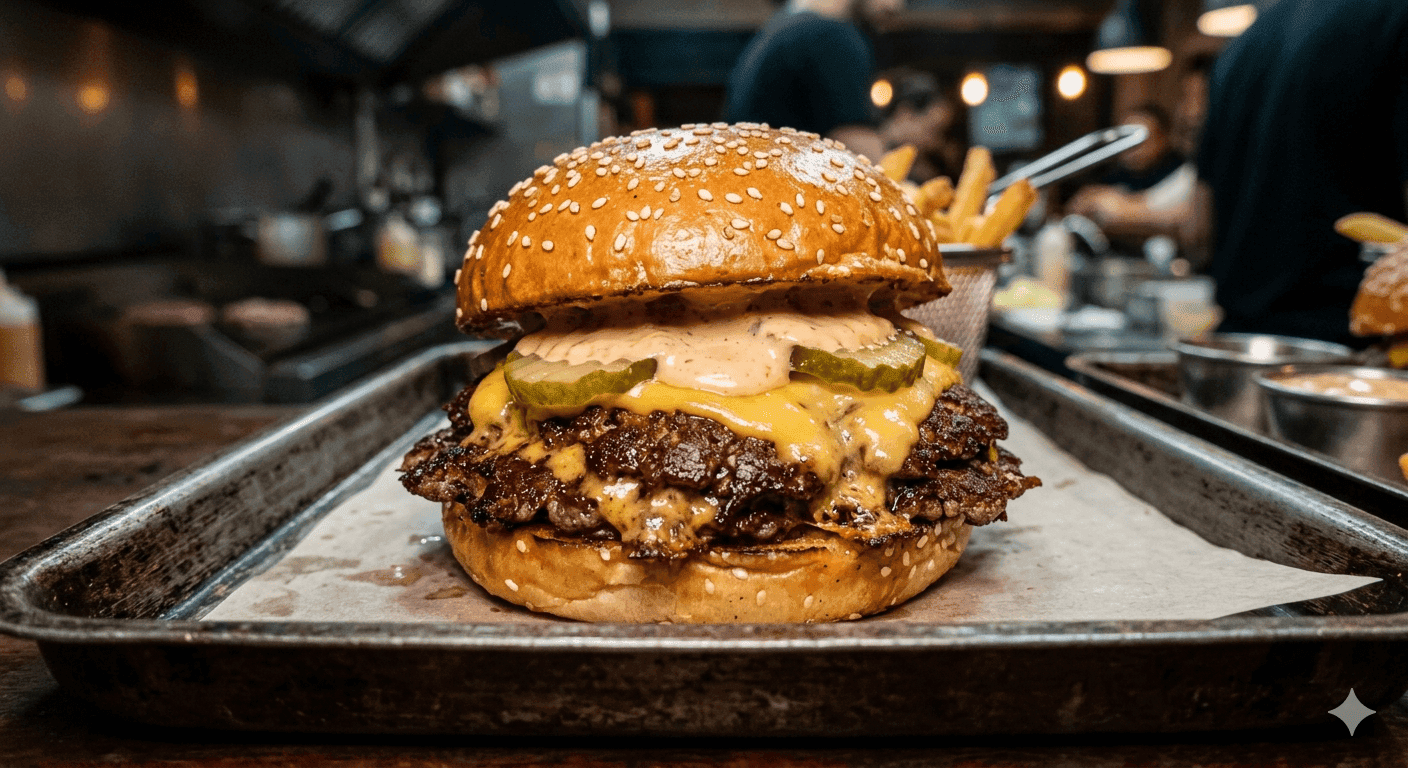 Hambúrguer Artesanal Smash