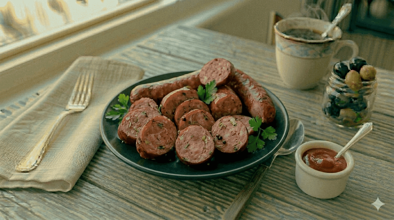 Linguiça Artesanal Defumada na Brasa