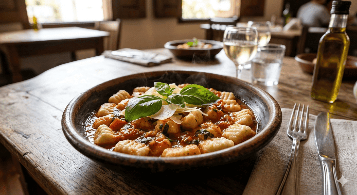 Nhoque de Batata ao Molho de Tomate Fresco