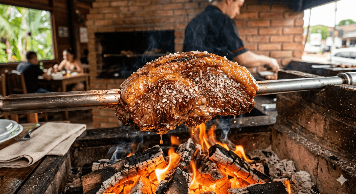Picanha na Brasa com Sal Grosso