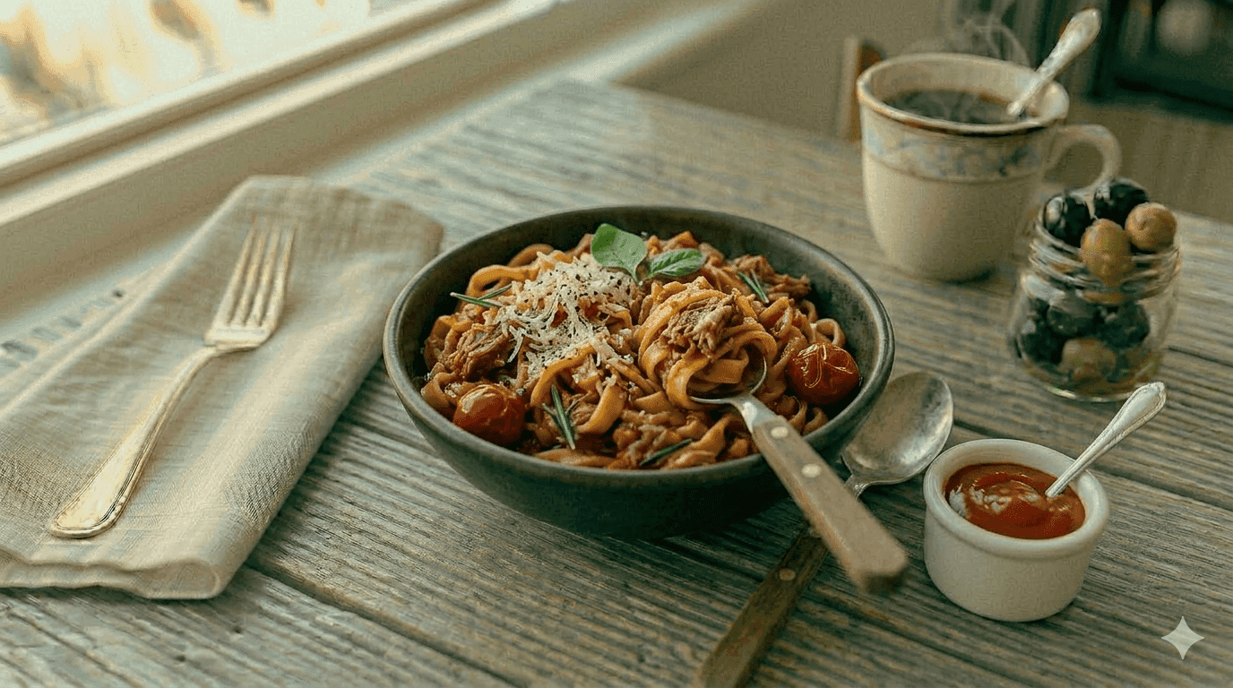 Tagliatelle com Ragù de Cordeiro