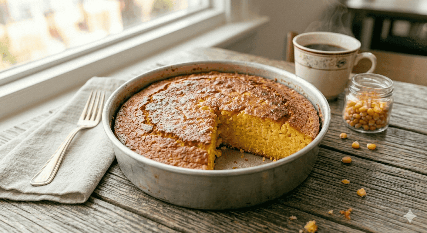 Bolo de Milho Cremoso de Liquidificador