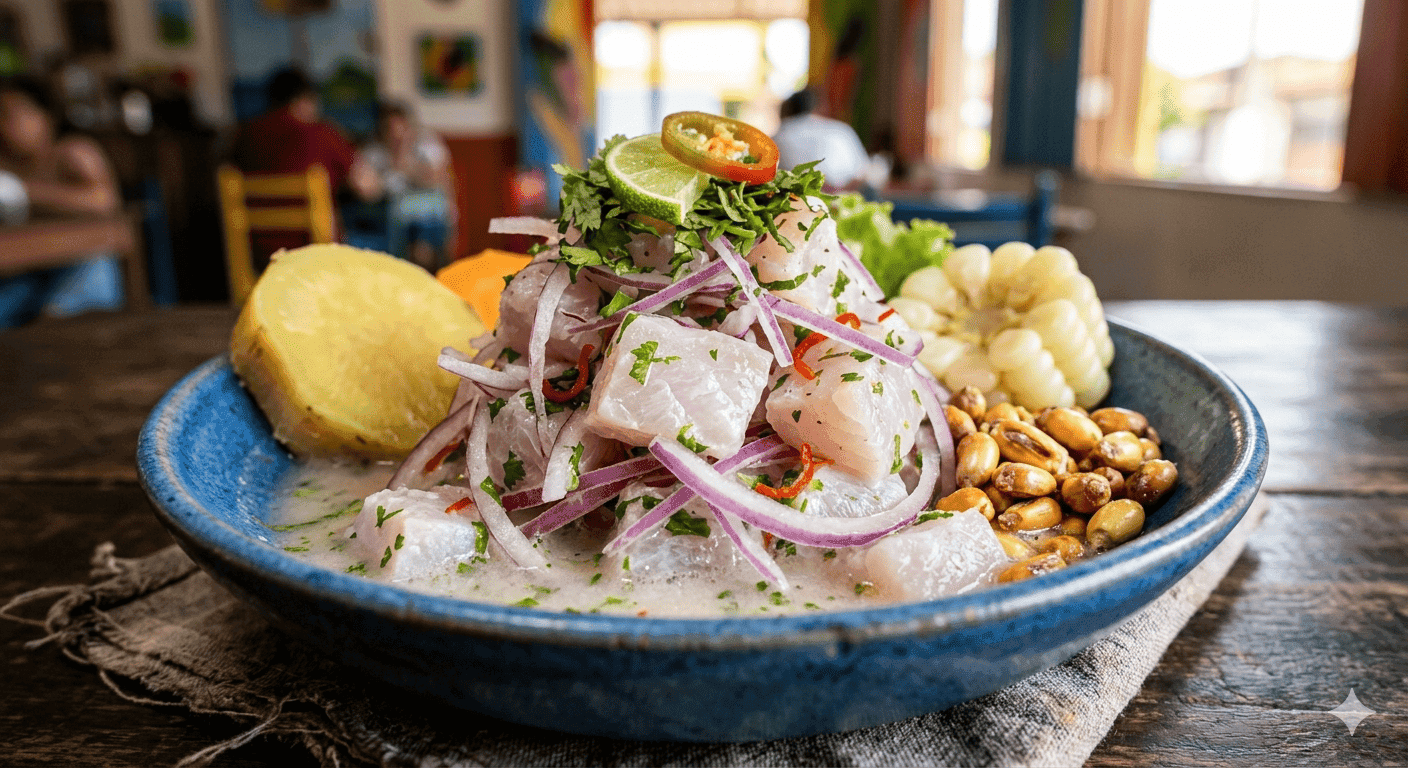 Ceviche Peruano Clássico