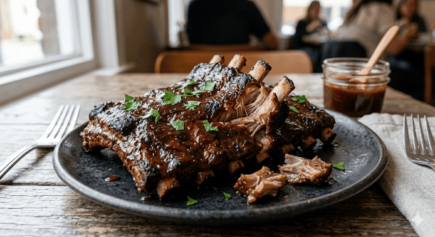 Costelinha Suína ao Molho Barbecue