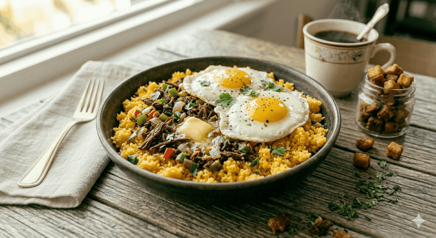 Cuscuz Nordestino com Charque