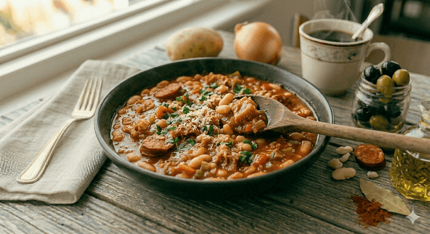 Dobradinha com Feijão Branco