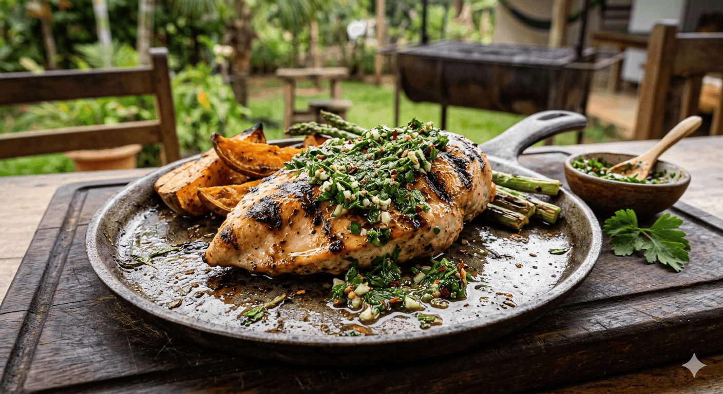 Frango Grelhado com Chimichurri