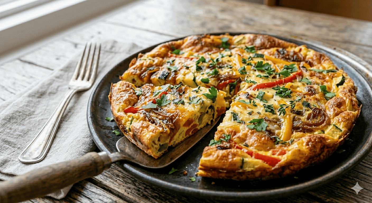 Frittata de Legumes ao Forno