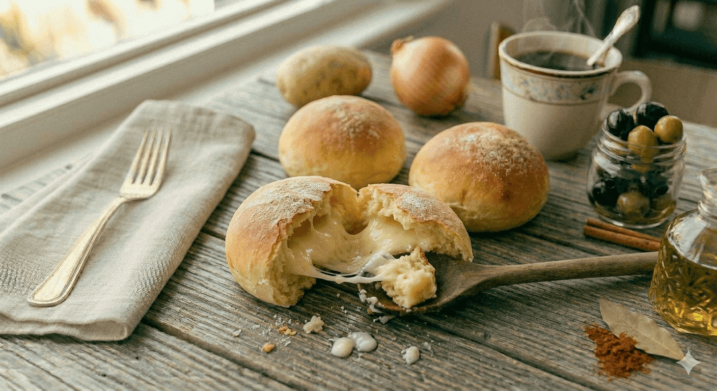 Pão de Batata Fofo com Queijo