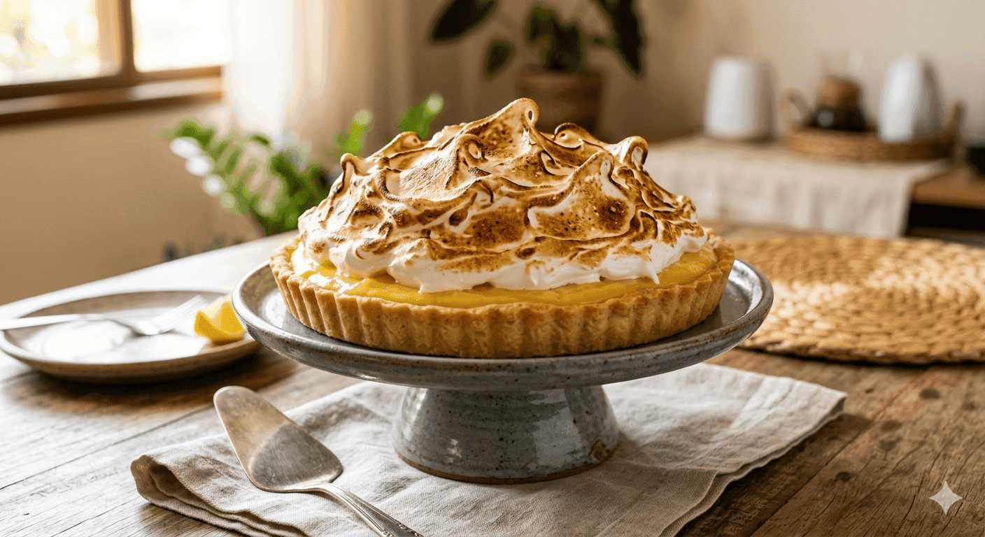 Torta de Limão com Merengue